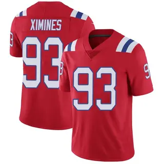 New England Patriots Youth Oshane Ximines Limited Vapor Untouchable Alternate Jersey - Red