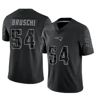 New England Patriots Youth Tedy Bruschi Limited Reflective Jersey - Black