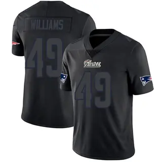 New England Patriots Youth Trayveon Williams Limited Jersey - Black Impact
