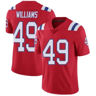 New England Patriots Youth Trayveon Williams Limited Vapor Untouchable Alternate Jersey - Red