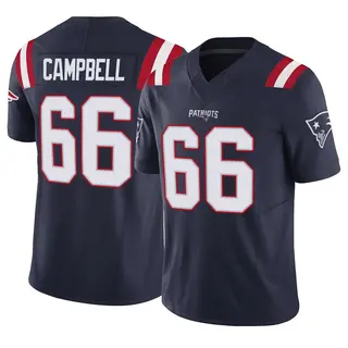 New England Patriots Youth Will Campbell Limited Vapor F.U.S.E. Jersey - Navy