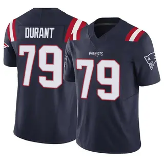 New England Patriots Youth Yasir Durant Limited Vapor F.U.S.E. Jersey - Navy